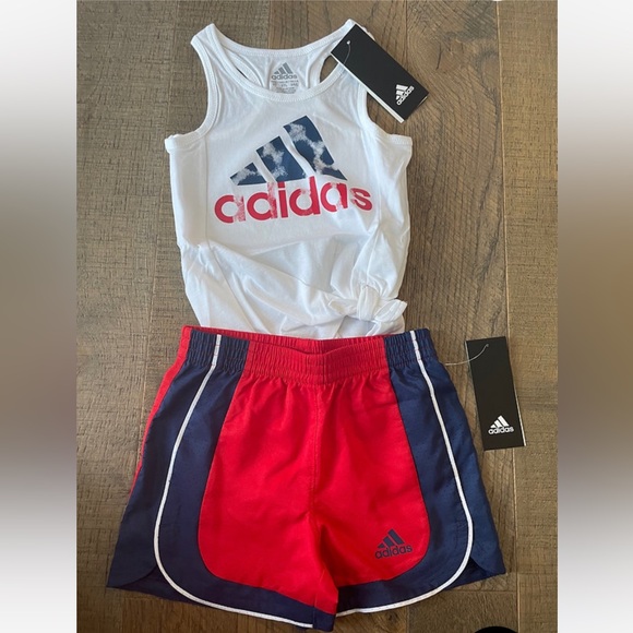 Adidas Toddler Girl Outfit - Picture 1 of 1